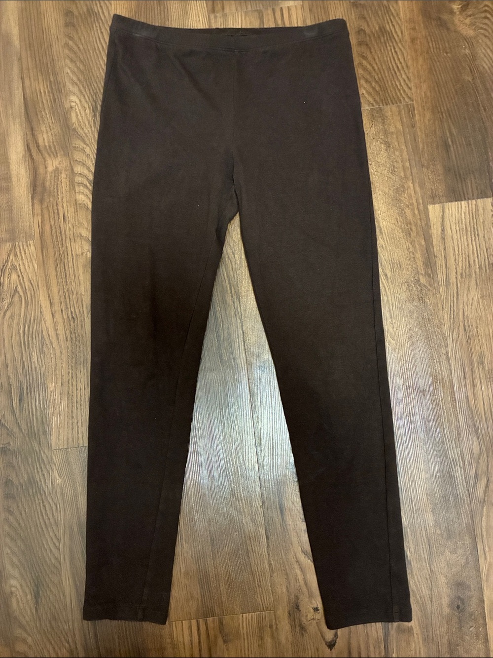 HUE Brown Stretch Leggings Yoga